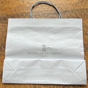 2 Brunello Cucinelli shopping bag